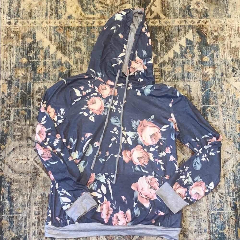 Floral Hoodie